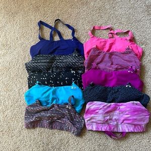 Under Armor Sports Bras - lot of 10